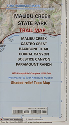 Beispielbild fr Malibu Creek State Park Trail Map zum Verkauf von Revaluation Books