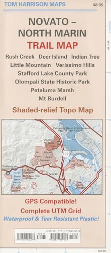 9781877689963: Novato-North Marin Trail Map