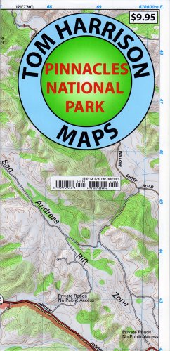 Stock image for Pinnacles National Monument Trails Map (Tom Harrison Maps) for sale by Save With Sam