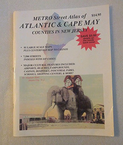 Beispielbild fr METRO STREET ATLAS OF ATLANTIC & CAPE MAY COUNTIES IN NEW JERSEY zum Verkauf von beneton