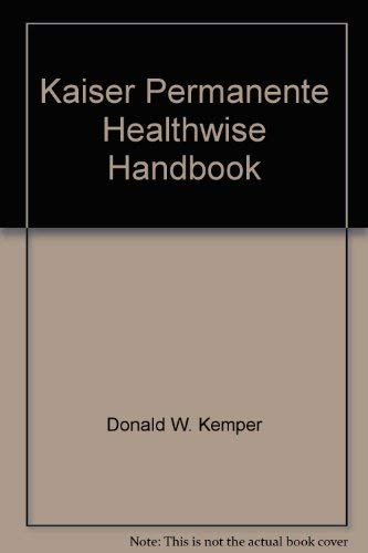 Beispielbild fr Kaiser Permanente Healthwise Handbook zum Verkauf von HPB-Red