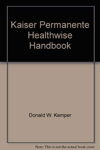 Stock image for Kaiser Permanente Healthwise Handbook for sale by HPB-Red