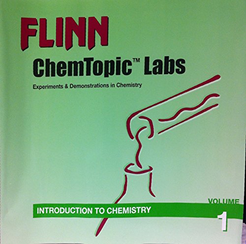 Beispielbild fr Flinn ChemTopic Labs Experiments & Demonstrations in Chemistry (Introduction to Chemistry, Volume 1) zum Verkauf von BooksRun
