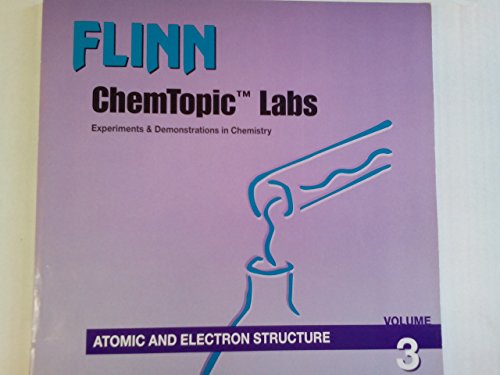 Beispielbild fr Atomic and Electron Structure (Flinn Chemtopic Labs: Experiments & Demonstrations in Chemistry, 3) zum Verkauf von ThriftBooks-Atlanta