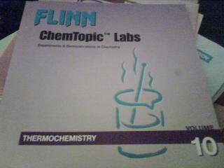 Beispielbild fr FLINN Chemtopic Labs-THERMOCHEMISTRY (CHEMTOPIC LABS-Experiments and Demonstrations in Chemistry, 10) by IRENE CESA-FLINN SCIENTIFIC, INC. (2002) Paperback zum Verkauf von HPB-Red