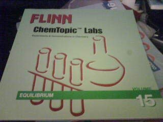 Beispielbild fr FLINN Chemtopic Labs-EQUALIBRIUM (CHEMTOPIC LABS-Experiments and Demonstrations in Chemistry, 15) zum Verkauf von HPB-Red
