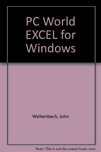 Imagen de archivo de PC World" EXCEL for Windows a la venta por medimops