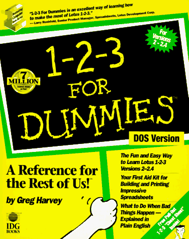 1-2-3 For Dummies (9781878058607) by Harvey, Greg