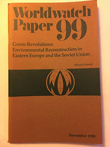 Stock image for Green Revolutions: Environmental Reconstruction in Eastern Europe and the Soviet Union for sale by Larry W Price Books