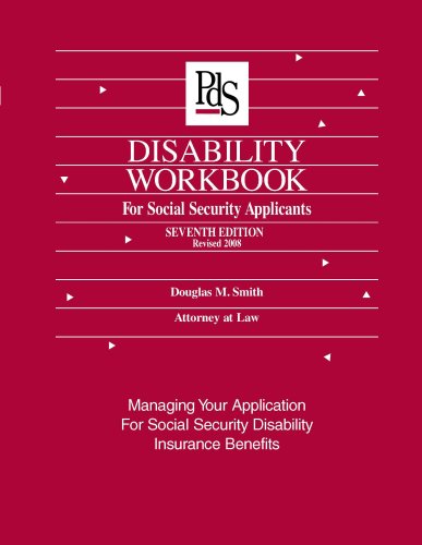 Stock image for Disability Workbook for Social Security Applicants 7th Edition 2008 for sale by ThriftBooks-Atlanta