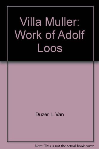 9781878271815: Villa Muller: Work of Adolf Loos