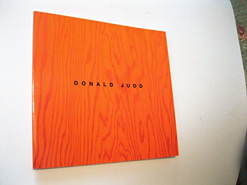 Beispielbild fr Donald Judd Sculpture zum Verkauf von Marcus Campbell Art Books