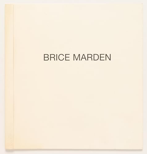 Brice Marden: Drawings, 1964-1994 : November 3-December 2, 1995 (9781878283573) by Marden, Brice