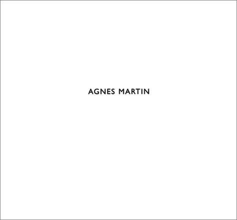 Stock image for Agnes Martin: Paintings and Writings for sale by ANARTIST