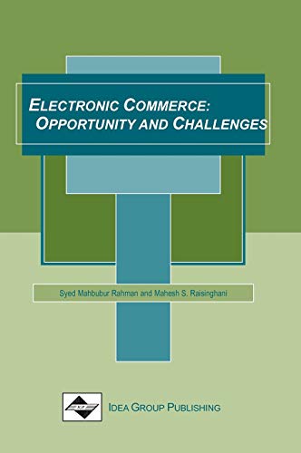 Stock image for Electronic Commerce: Opportunities and Challenges for sale by Mispah books