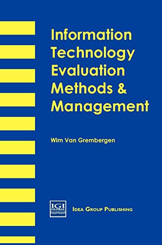 Immagine stock per Information Technology Evaluation Methods and Management
