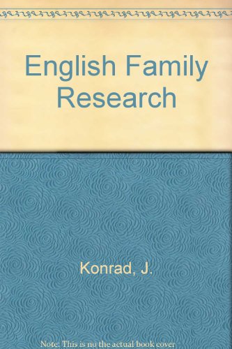 Stock image for English Family Research for sale by The Unskoolbookshop