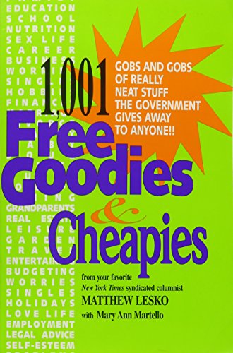 1001 Free Goodies and Cheapies (9781878346254) by Matthew Lesko