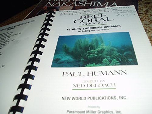 Stock image for Reef Coral Identification: Florida - Caribbean - Bahamas, Includi for sale by Hawking Books