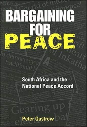 Imagen de archivo de Bargaining for Peace: South Africa and the National Peace Accord a la venta por Ground Zero Books, Ltd.