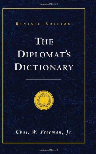 Beispielbild fr The Diplomat's Dictionary zum Verkauf von Better World Books