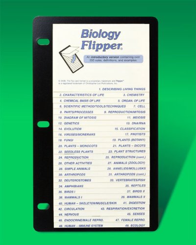 9781878383051: The Flippers 520W Biology Flip-Up Guide - For Grades 9-College