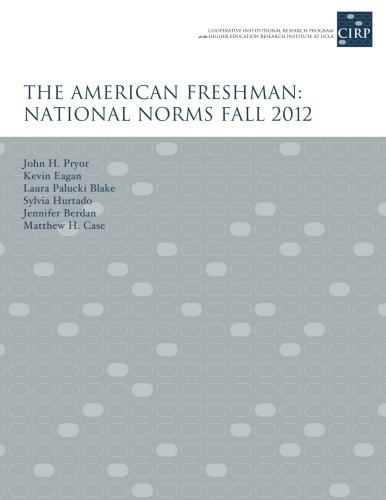 Stock image for The American Freshman: National Norms for Fall 2012 for sale by Revaluation Books
