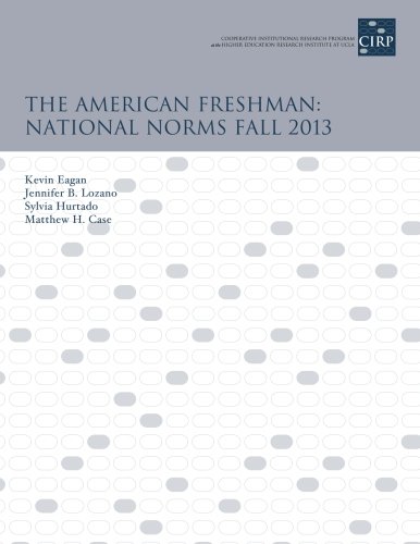 Stock image for The American Freshman: National Norms Fall 2013 for sale by Revaluation Books