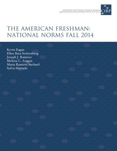 Imagen de archivo de The American Freshman: National Norms Fall 2014 a la venta por Revaluation Books