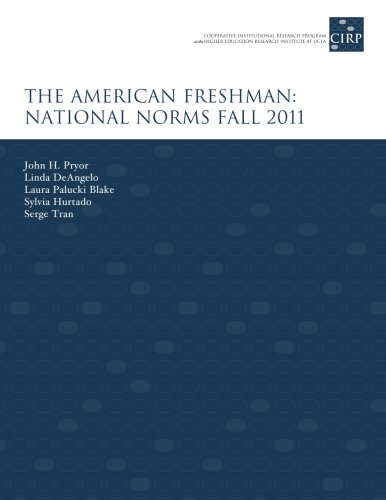 Stock image for The American Freshman: National Norms Fall 2011 for sale by Revaluation Books