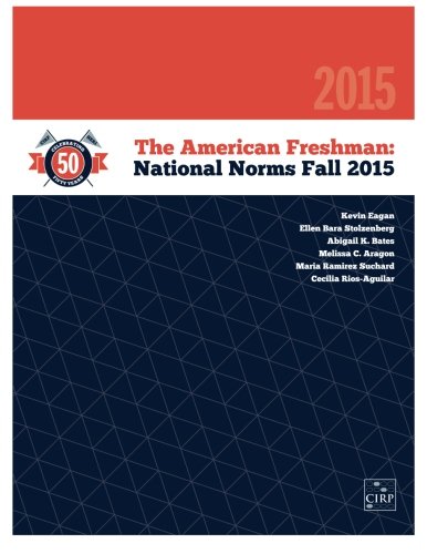 Imagen de archivo de The American Freshman: National Norms Fall 2015 a la venta por Revaluation Books