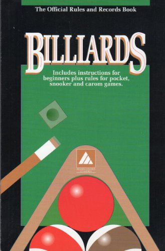 Beispielbild fr Billairds the Official Rules and Records Book 1993 zum Verkauf von SecondSale