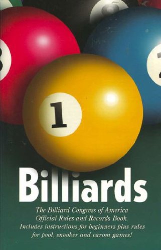 Beispielbild fr Billiards: The Official Rules & Record Book 1996 zum Verkauf von Wonder Book