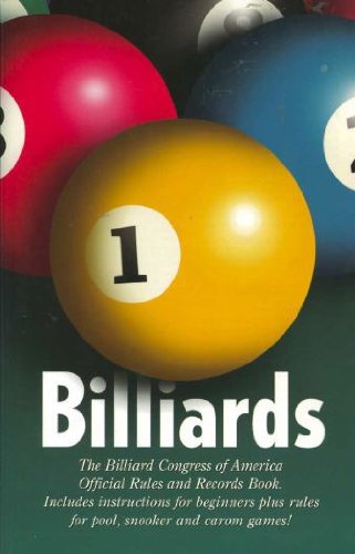 Stock image for Billiards : The Official Rules & Record Book 1996 for sale by HPB-Movies