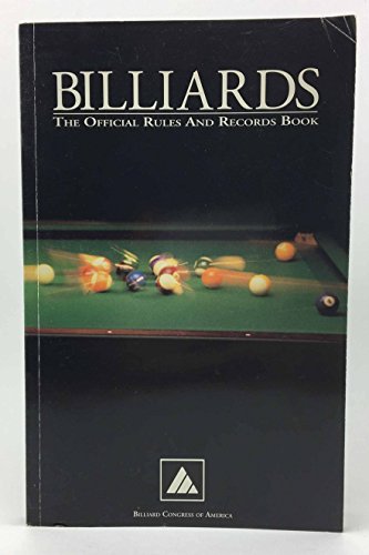 Imagen de archivo de Billiards: The Official Rules & Records Book 1999 a la venta por G3 Books