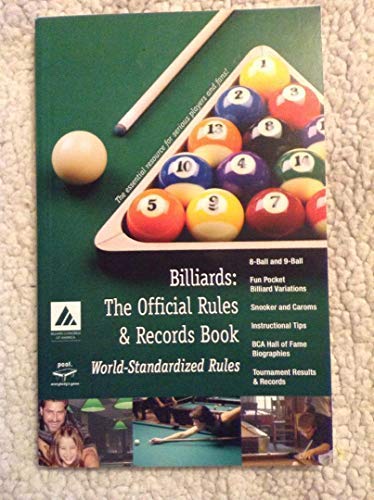 Beispielbild fr Billiards: The Official Rules & Records Book, 2005 Edition (Billiards: the Official Rules and Records Book) zum Verkauf von Wonder Book