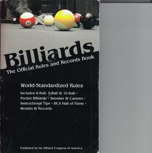 Imagen de archivo de Billiards 2011: The Official Rules & Records Book a la venta por HPB-Movies