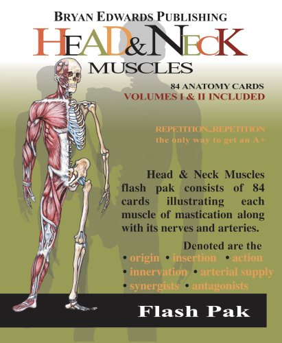 Stock image for The Muscles of the Head & Neck (Flash Paks) for sale by Ergodebooks