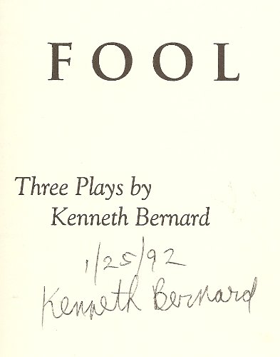 Beispielbild fr Curse of Fool: Three Plays zum Verkauf von Books From California