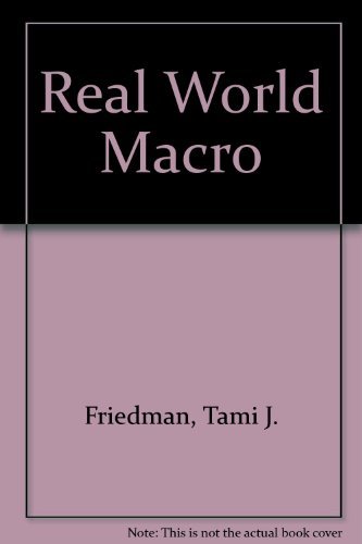 Stock image for Real World Macro for sale by Idaho Youth Ranch Books