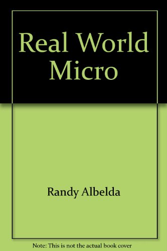 Beispielbild fr Real World Micro zum Verkauf von Robinson Street Books, IOBA
