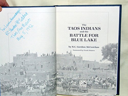 Stock image for The Taos Indians and the Battle for Blue Lake for sale by Books of the Smoky Mountains