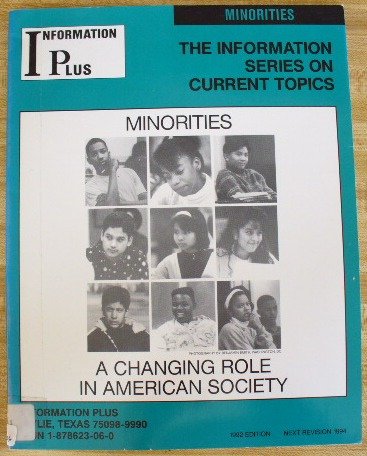 Beispielbild fr Minorities - A Changing Role in American Society zum Verkauf von Mispah books