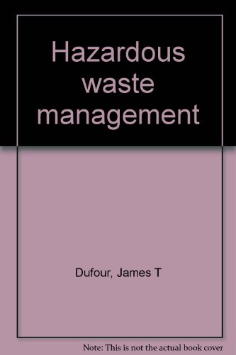 Imagen de archivo de Hazardous waste management a la venta por Books From California