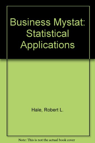 Beispielbild fr Business Mystat: Statistical Applications zum Verkauf von West With The Night