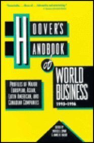 Imagen de archivo de Hoover's Handbook of World Business 1995-1996 a la venta por Quaker House Books