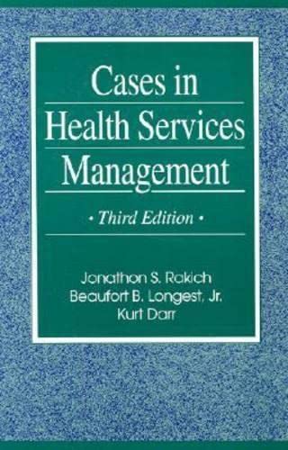 9781878812193: Cases in Health Services Management