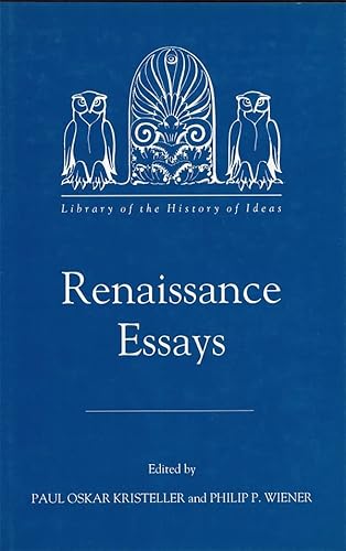 Imagen de archivo de Renaissance Essays (Library of the History of Ideas, 9) (Volume 9) a la venta por Books-R-Keen