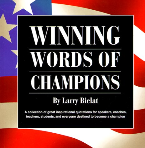 Beispielbild fr Words of Champions zum Verkauf von Better World Books