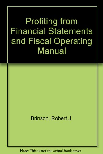 9781878870049: Profiting from Financial Statements and Fiscal Operating Manual